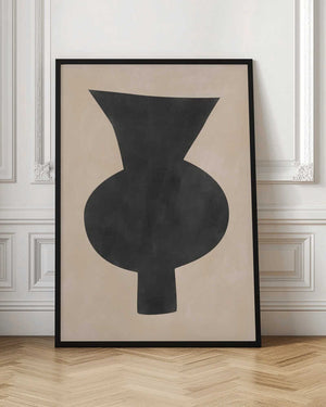 Tablou înramat „Abstract Vase Silhouette” de Elena Ristova