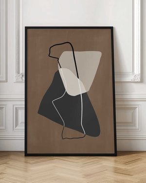 Tablou înramat „Abstract Silhouette” de Elena Ristova
