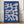 Tablou înramat „Organic Blue Shapes” de Elena Ristova