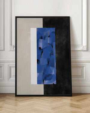 Tablou înramat „Blue Block Essence” de Elena Ristova