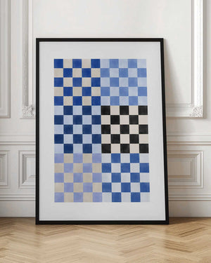 Tablou înramat „Checker Board Blues” de Elena Ristova