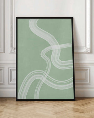 Tablou înramat „Minty Flow” de Elena Ristova