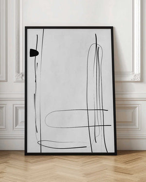 Tablou înramat „Whispers of Line” de Elena Ristova