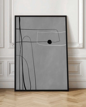 Tablou înramat „Balanced Lines” de Elena Ristova
