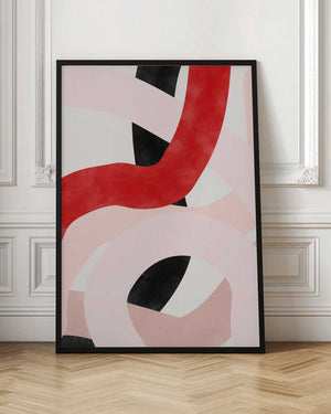 Tablou înramat „Colorful Curves” de Elena Ristova