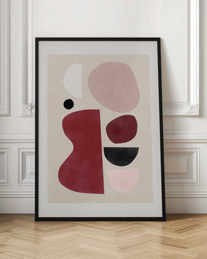 Tablou înramat „Abstract Geometric Shapes” de Elena Ristova