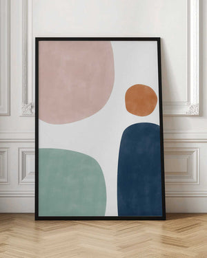 Tablou înramat „Shapes and Hues” de Elena Ristova