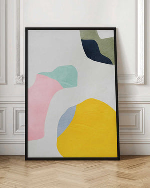 Tablou înramat „Pastel Minimal shapes” de Ana Rut Bre