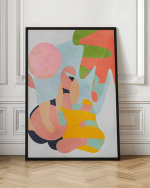 Tablou înramat „Pastel cut out” de Ana Rut Bre