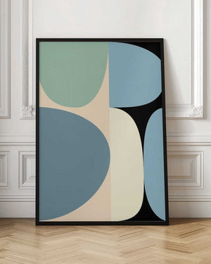 Tablou înramat „Mid Century Pastel 17” de Ana Rut Bre