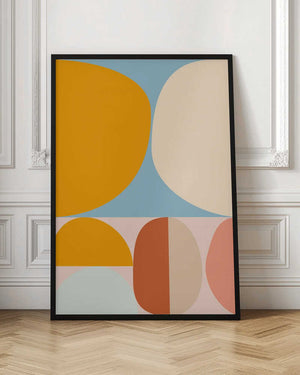 Tablou înramat „Mid Century Pastel 15” de Ana Rut Bre