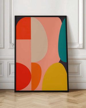 Tablou înramat „Mid Century Pastel 14” de Ana Rut Bre