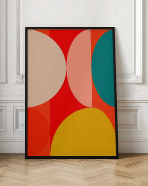 Tablou înramat „Mid Century Pastel 13” de Ana Rut Bre