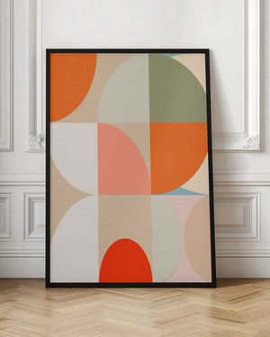Tablou înramat „Mid Century Pastel 12” de Ana Rut Bre