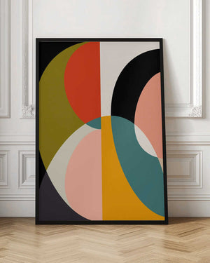 Tablou înramat „Mid Century Pastel 11” de Ana Rut Bre