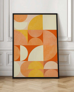 Tablou înramat „Spring Mid Rhapsody Orange 3” de Ana Rut Bre