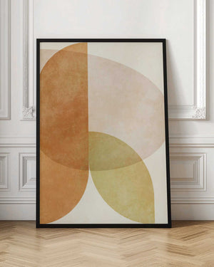 Tablou înramat „Aqua Shapes4 Kopie” de Ana Rut Bre