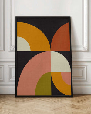 Tablou înramat „Geo Shapes Fall 21 Geo” de Ana Rut Bre