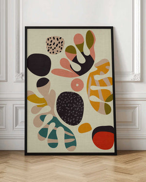Tablou înramat „Mid Century Cut Outs2” de Ana Rut Bre