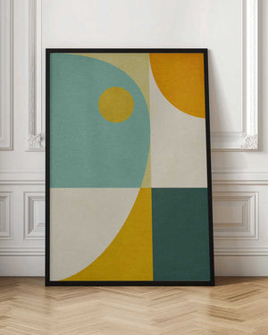 Tablou înramat „Rainbow Plus Shapes10” de Ana Rut Bre