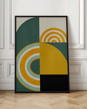 Tablou înramat „Rainbow Plus Shapes8” de Ana Rut Bre