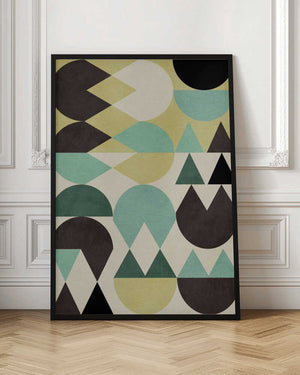 Tablou înramat „Rainbow Plus Shapes6” de Ana Rut Bre