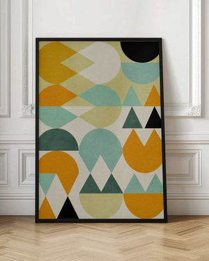 Tablou înramat „Rainbow Plus Shapes5” de Ana Rut Bre