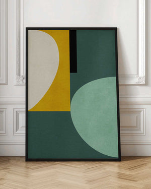 Tablou înramat „Rainbow Plus Shapes1” de Ana Rut Bre