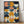 Tablou înramat „Rainbow Plus Shapes  Blue Mustard6” de Ana Rut Bre