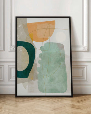Tablou înramat „Nature Friendly Terracotta 2 Aquarell Kopie” de Ana Rut Bre