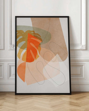Tablou înramat „Nature Friendly Terracotta 6 Aquarell Kopie” de Ana Rut Bre