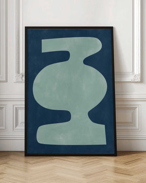 Tablou înramat „Abstract Vessel Silhouette” de Elena Ristova
