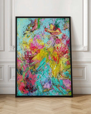 Tablou înramat „Expressionist Colorful Abstract” de Dorothy Fagan