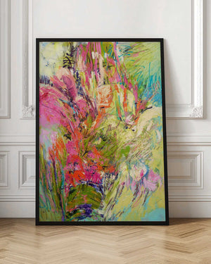Tablou înramat „Expressionist Colorful Abstract” de Dorothy Fagan