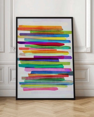 Tablou înramat „Colorful Stripes 1” de Mareike Böhmer