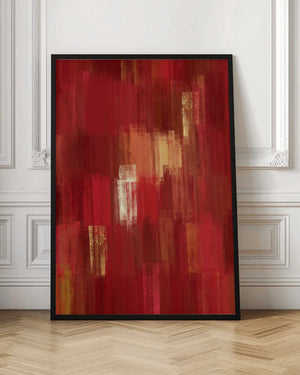 Tablou înramat „Abstract Modern Brush Strokes” de Bilge Paksoylu