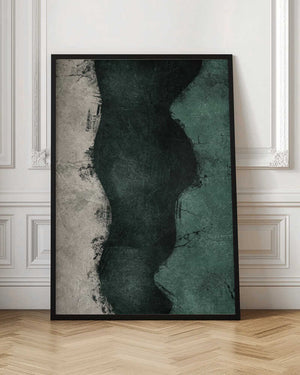 Tablou înramat „Midnight Emerald No4” de Ema Paraschiv