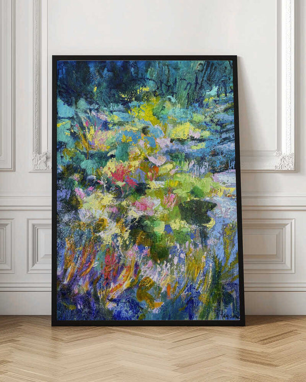 Tablou înramat „Vibrant Garden Glow” de Dorothy Fagan