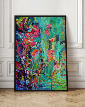 Tablou înramat „Vivid Colors And Delicate Petals” de Dorothy Fagan