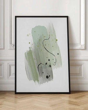 Tablou înramat „Planet Green-2” de Sally Ann Moss