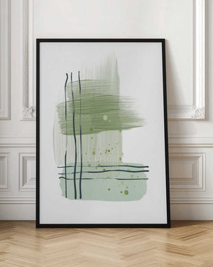 Tablou înramat „Planet Green-3” de Sally Ann Moss