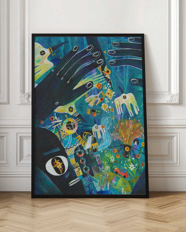 Tablou înramat „Seagulls” de Changyu Zou