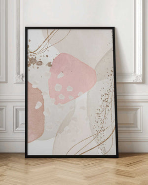 Tablou înramat „Silky Pink-3” de Sally Ann Moss