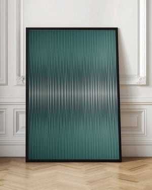 Tablou înramat „Euphoria - Green and White” de Alma