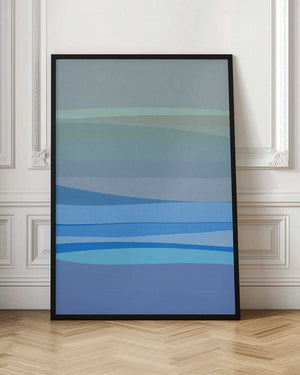 Tablou înramat „Blue Abstract I” de Orara Studio