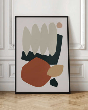 Tablou înramat „Collage Earth II” de Orara Studio