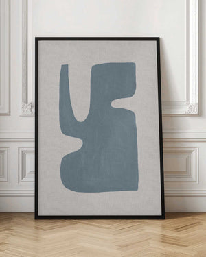 Tablou înramat „Mid Century Blue I” de Orara Studio