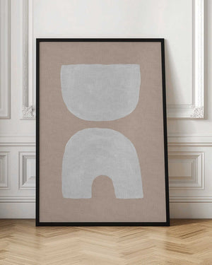 Tablou înramat „Mid Century Brown I” de Orara Studio