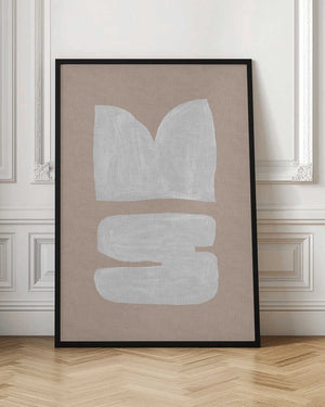 Tablou înramat „Mid Century Brown II” de Orara Studio