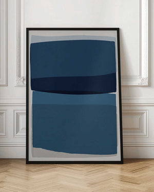 Tablou înramat „Modern Blue” de Orara Studio